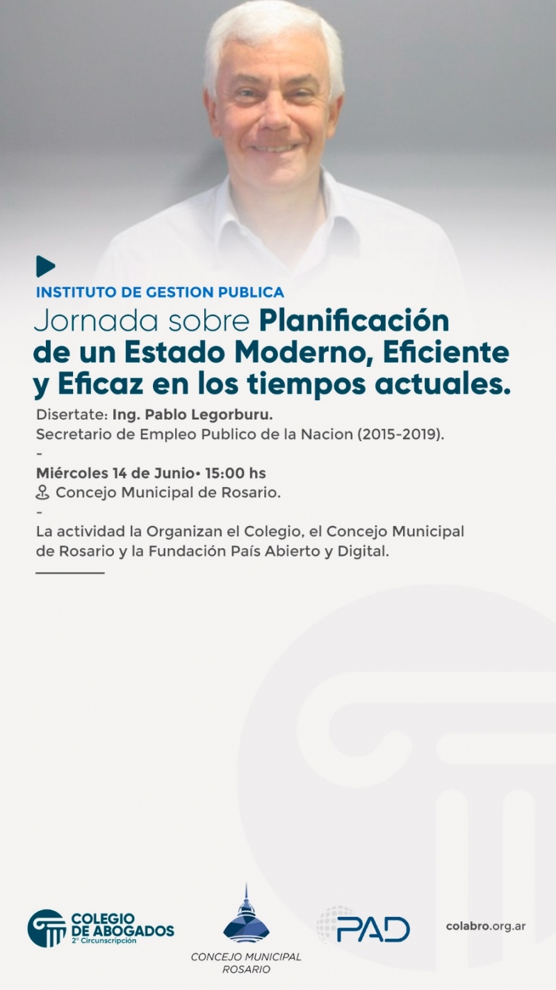 Jornada sobre Planificación de un Estado Moderno, Eficiente y Eficaz en los tiempos actuales - 14/06/2023